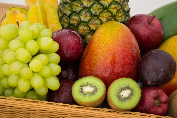 A colorful selection of fresh fruits