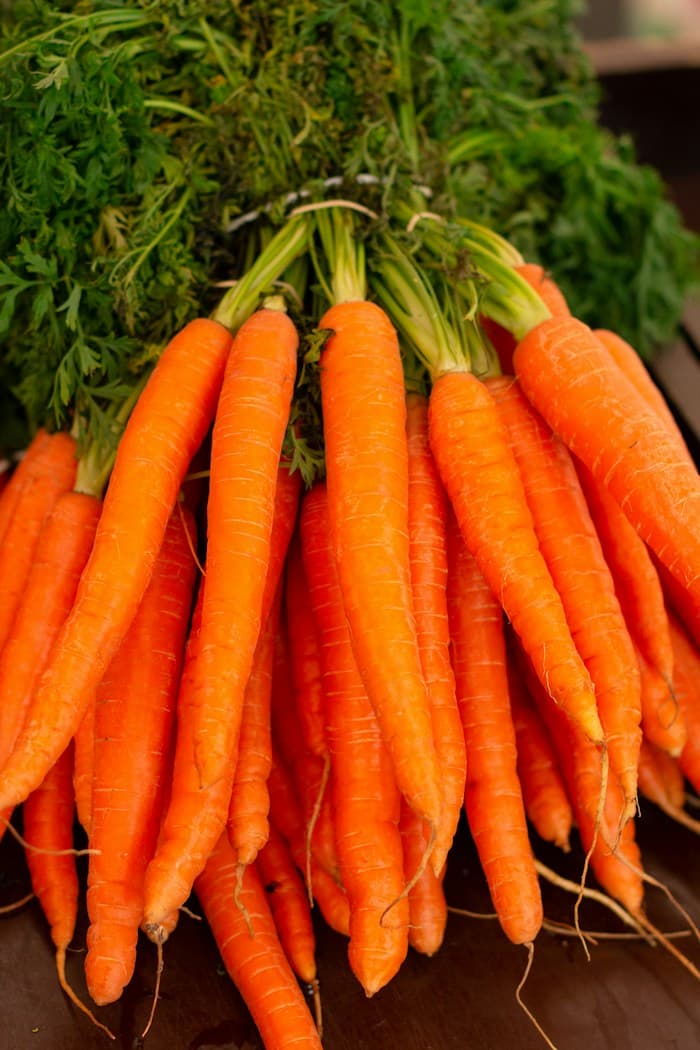 An assortment of colorful fresh vegetables
